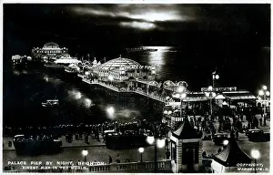 The Roseries Collection: Palace Pier, Brighton - at night
