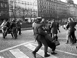Escalated: Palach week - protest - demonstration - police