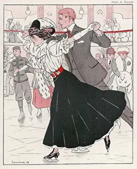 Glace: PALAIS DE GLACE SKATING 1908