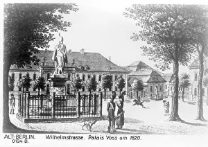 Joachim: Palais Voss at Wilhelmplatz in Berlin, around 1820