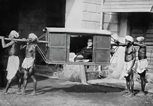 Palanquin: Palanquin - Transportation - People - India