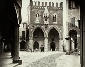 Bologna: The Palazzo della Mercanzia in Bologna, Italy