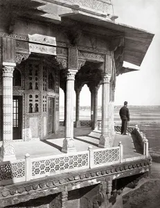 Akbar: Palce of Akbar, Agra, India c.1870's
