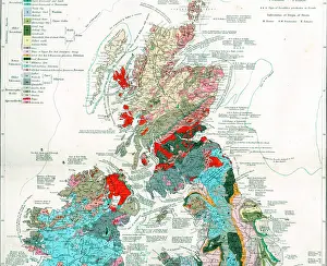 Paleontological: Paleontological Map of British Isles