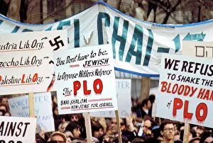 Protestors: Palestine Liberation Organization - protests