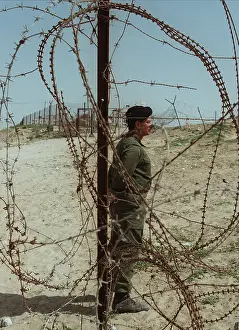 Unarmed: Palestinian Border Guard