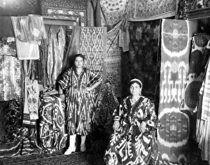 Palestinian: Palestinian mercers in their store in Jerusalem