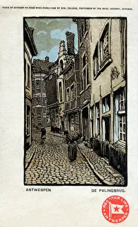 Cobblestones: Palingbrug, Antwerp, Belgium