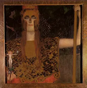 Pallas: Pallas Athena, by Klimt