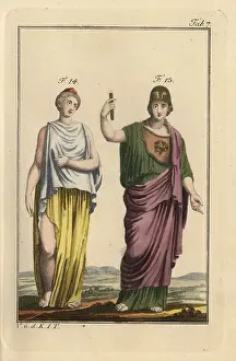 Pallas: Pallas Athena in undergarments (stolla) and