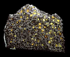 Stony Iron: Pallasite slab