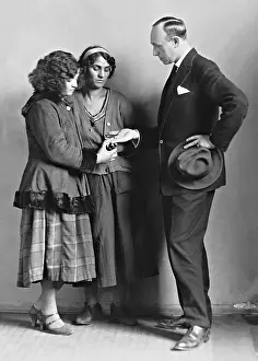 Gypsies: Palm reading, 1935