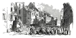 Spitalfields: Palm Sunday Procession in Spitalfields, London, 1844