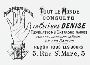 Palmistry: PALMIST'S ADVERT