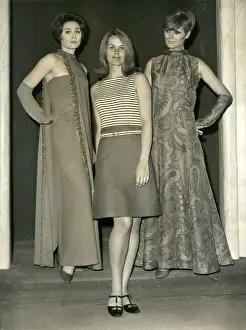 Heims: Pamela Werner with two Jacques Heim models