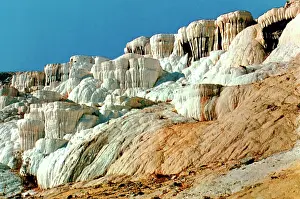 Aegean: Pamukkale, meaning cotton castle in Turkish