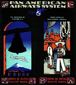 Pan American Airways System route maps