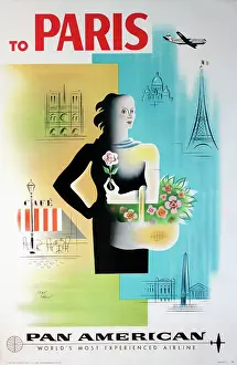Coeur: Pan American poster, To Paris