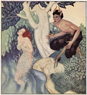 Pan and Syrinx - Edmund Dulac