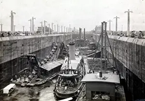 Dredges: Panama Canal Construction 1912