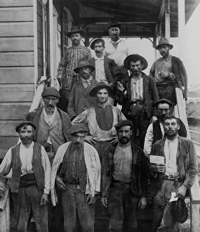Lcgr1805: Panama Canal workers construction called Gallegos