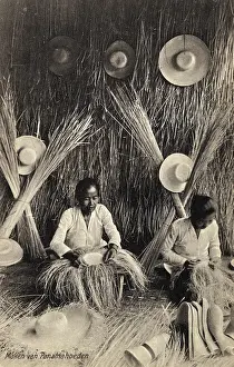 Hatmaking: Panama Hat makers in Indonesia