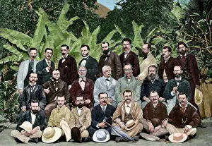 Suez: Panama. Members of the study committee, chaired by Ferdinand