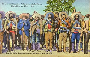 Norte: Pancho Villa and his staff - Mexico