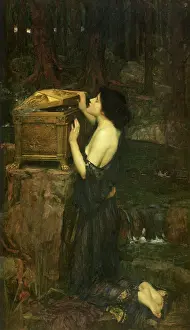 Knees: Pandora, by J W Waterhouse