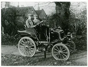Jarrett: Panhard car of 1899 fitted with first Napier engine