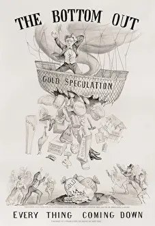Lcgr1901: Panic of 1869. Political cartoon shows Everything