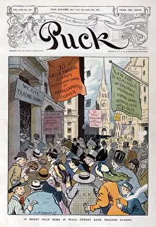 Throng: Panic of 1907. Illustration shows a throng ?