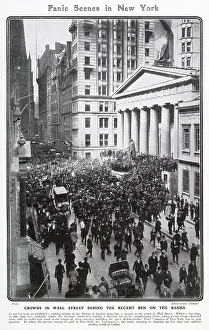 Recession: Panic Scene in New York 1907