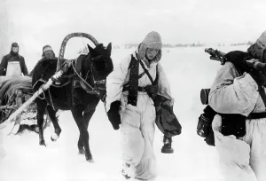 Sleigh: Panjaschlitten - Panja sleigh on the Eastern Front, 1943