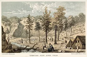 Prospecting: Panning for gold on the River Turon, Australia