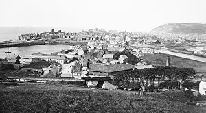 Aberystwyth: Panorama of Aberystwyth, Wales