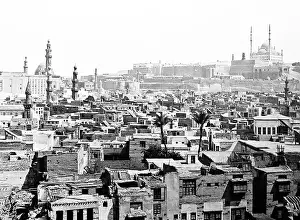 Egytian: Panorama of Cairo, Egypt, Victorian period