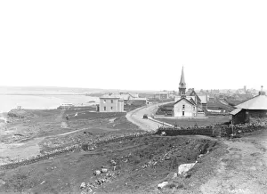 Castlerock: A panorama of Castlerock and the sea