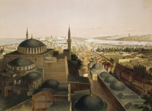 Ayasofya: Panorama de Constantinople, pris d'un des minarets de Ste. S