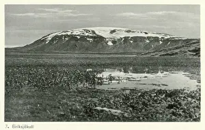 Glaciers: Panorama of Eirgk's glacier, Iceland