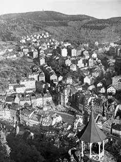 Karlovy: Panorama of Karlovy Vary
