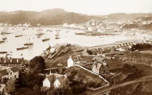 Oban: Panorama of Oban Bay, Scotland
