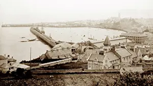 Panorama of Penzance harbour