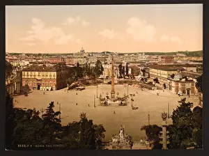 Pincian: Panorama from the Pincian, Rome, Italy