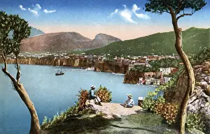 Sorrento: Panorama of Sorrento, Italy