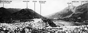 Twelfth: Panorama of the Tolmin bridgehead, 1917