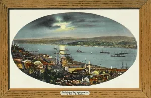 Tophane: Panorama - Tophane & Bosphous, Constantinople