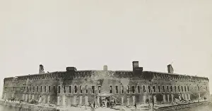 Sumter: Panoramic photo of Ft. Sumter after its surrender