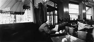 Baguettes: Panoramic Scene inside a cafe