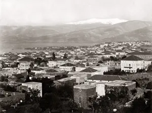 Lebanon: Panoramic view of Beirut, Lebanon, circa 1890 (Bonfils studi